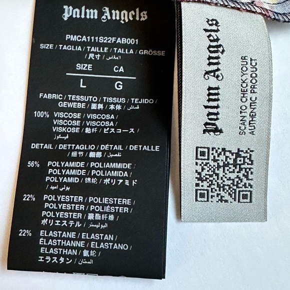 Palm Angels 3D Logo Print Straight-Leg Pajama Pants *NEW* - Picture 7 of 8